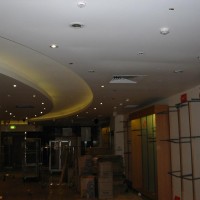 Plasterboard Curved Light Feature Bulkheads, Columns and Walls