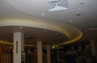 Plasterboard Curved Light Feature Bulkheads, Columns and Walls