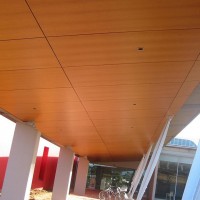 Timber Lined Ceiling to Main Entrance